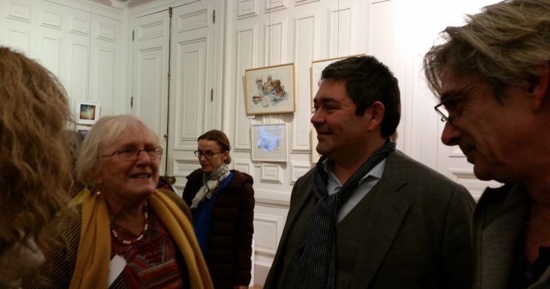 Exposition Lézarts Mairie du 13e, le vernissage