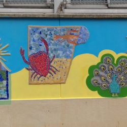 Mosaique murale participative 