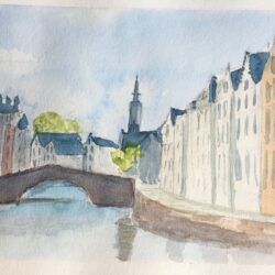 2025- Bruges (aquarelle) 