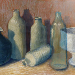 bouteilles- 2014 (pastel gras) 