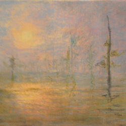 effet de jour sur le Bayou-2017  (pastel) 