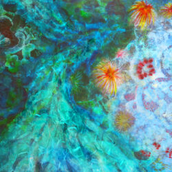 Broderie marine 70×50 cm 