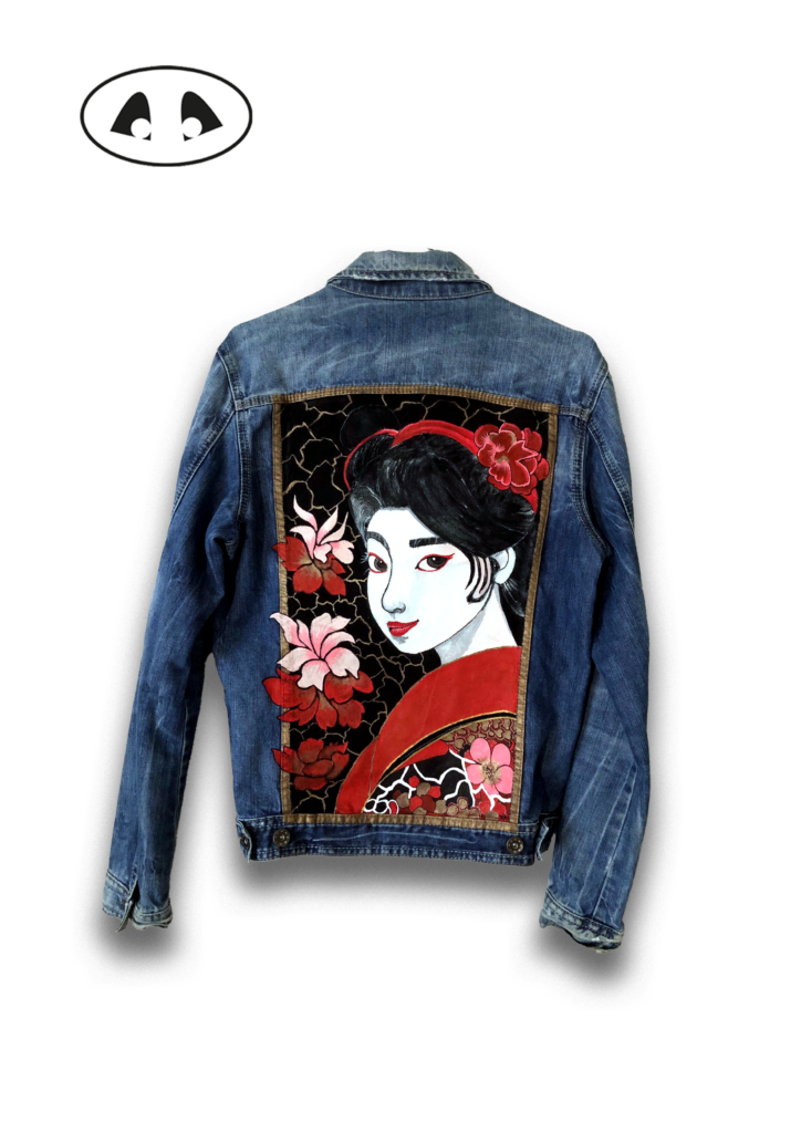 Veste en Jeans Geisha Verso