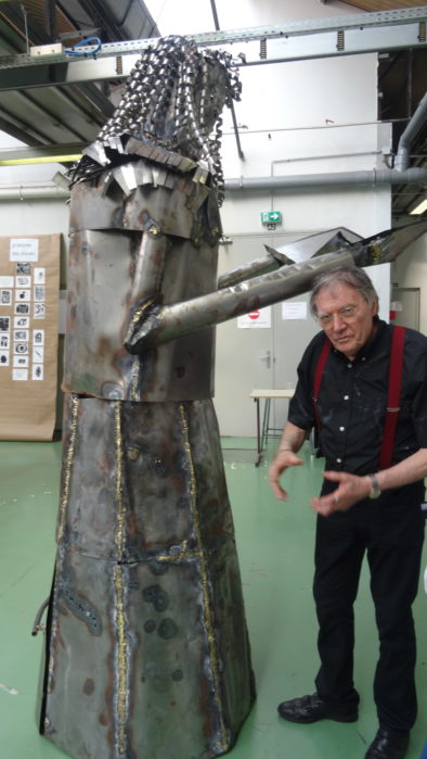 MRZ et la statue de fer juin 2018 au PIL Rue Barrault