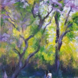 Arbres de Judée Acrylique 40×60 