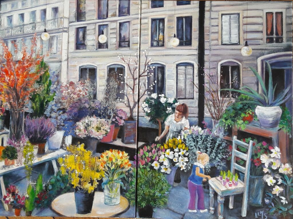 Chez le Fleuriste Acrylique Toile 2X 10P