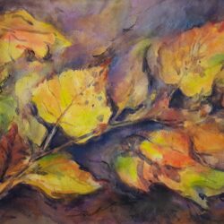 Feuilles mortes- Etude à l&rsquo;Aquarelle 