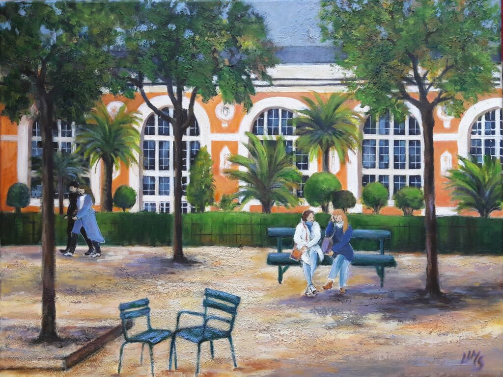 L’Orangerie du Luxembourg Acrylique sur Toile  50×65