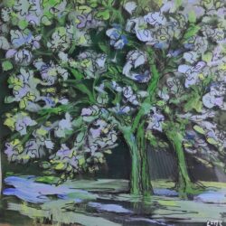 Variation 3 Papier plexiglass Acrylique 20X20 