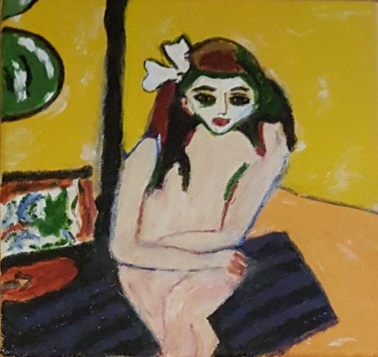 Marzella Acrylique (d’après E. L Kirchner)