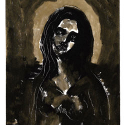 Femme 16 Monotype – Monotype – 15 x 20 cm – Avril 2020 