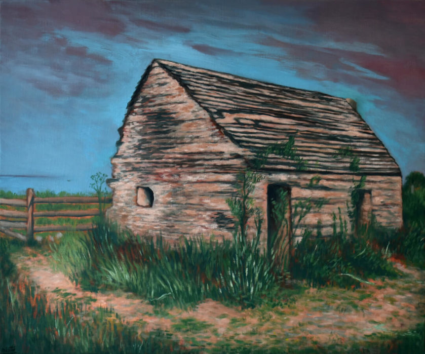 La lépreuse – Huile sur toile – 65 x 54 cm – Mai 2020
