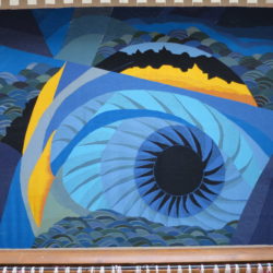 2017 Grand soleil noir 176×145 lin,laine;coton 