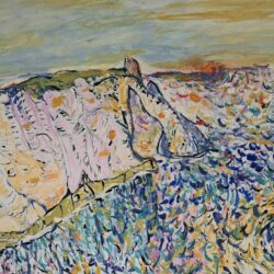 Les falaises rose 