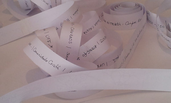 La route des mots – Installation