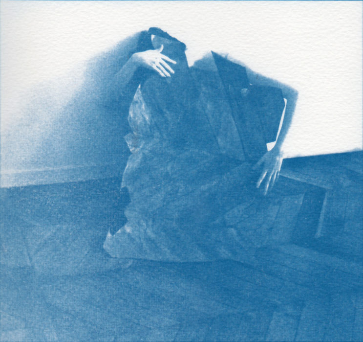 « Sonne l’automne 1 », cyanotype de Coralie Maniez